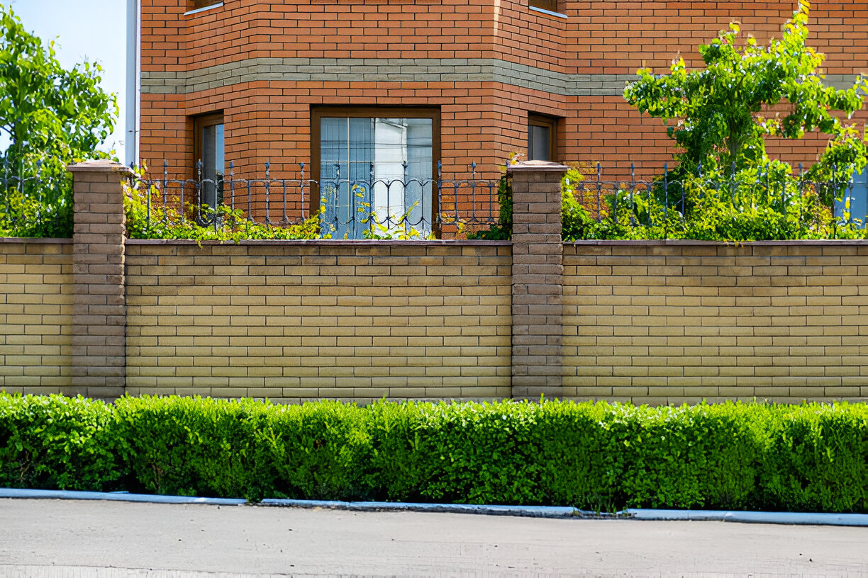 patios and garden wall